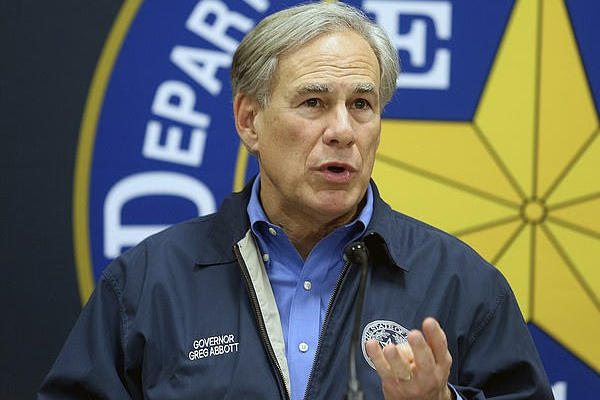 Texas Governor Greg Abbott, pictured, here has not responded to a request to intervene and allow death row inmate Ramiro Gonzales to donate an organ